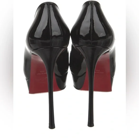 - ♥️♥️ Christian Louboutin DIRDITTA 130 black Patent Leather high heels ♥️♥️39